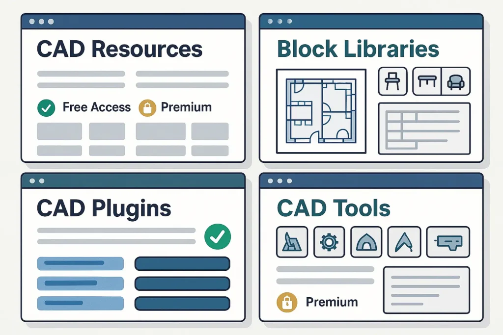 recursos CAD 2025: webs