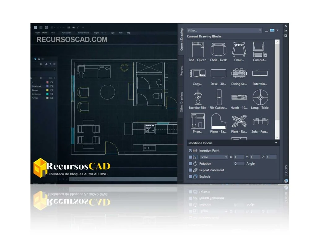 Como usar bloques autocad - Cómo usar bloques AutoCAD correctamente - Bloques