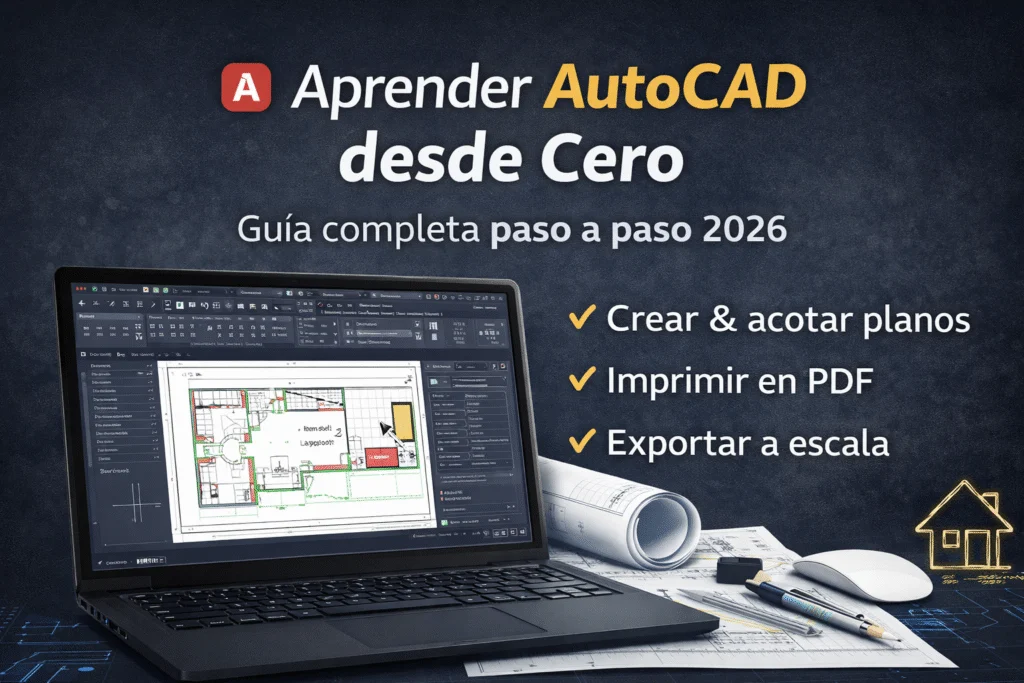 Aprender autocad - Aprender AutoCAD desde Cero — guía completa paso a paso 2026