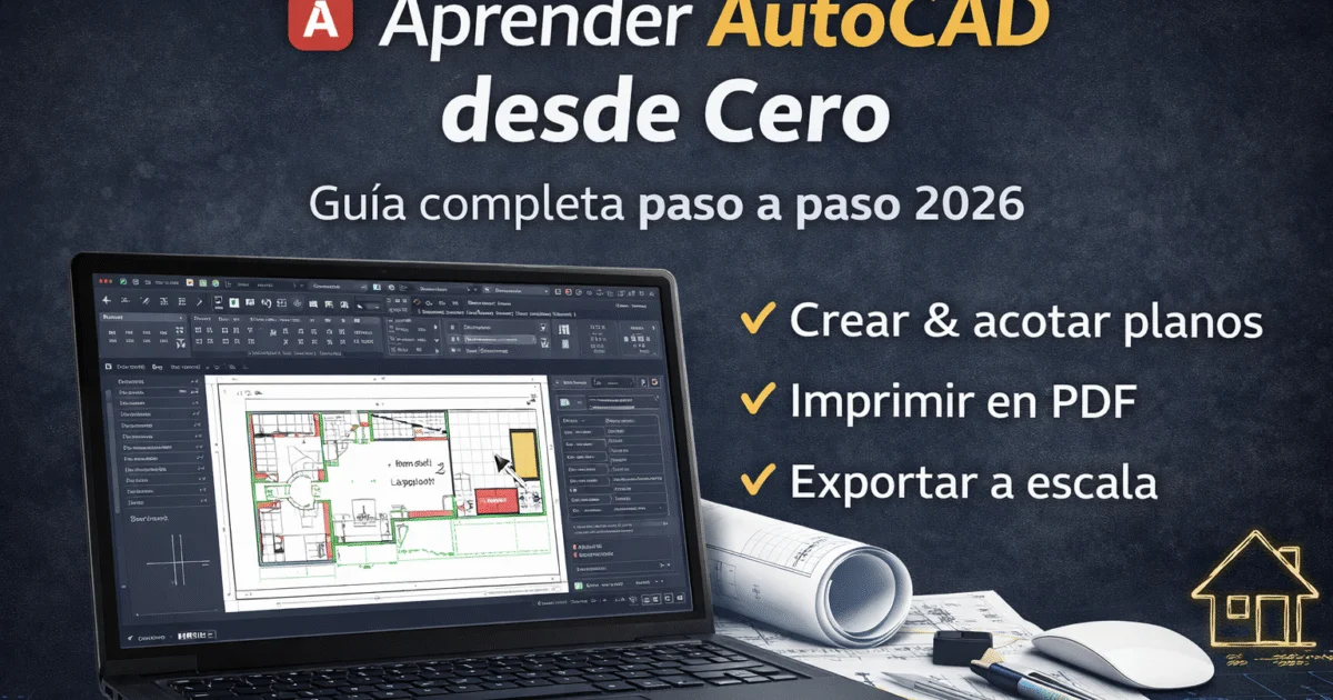 Aprender autocad - Aprender AutoCAD desde Cero — guía completa paso a paso 2026