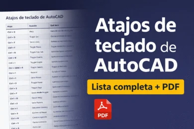 Descargar atajos de teclado de AutoCAD (lista completa + PDF)