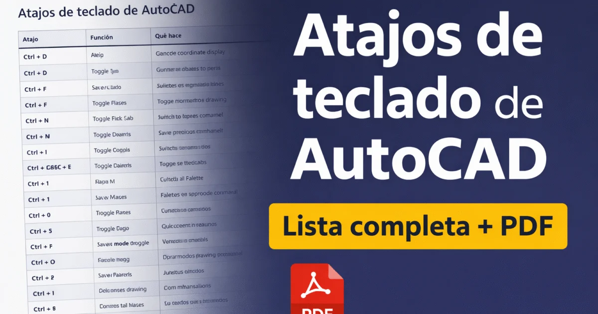 Descargar atajos de teclado de - Autocad