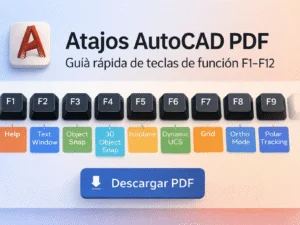 atajos autocad pdf teclas de funcion f1 f12