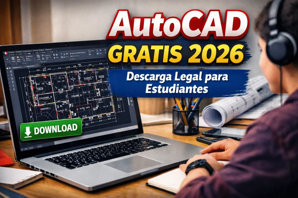 Autocad gratis - AutoCAD Gratis 2026: Cómo Descargarlo Legalmente para Estudiantes y Principiantes