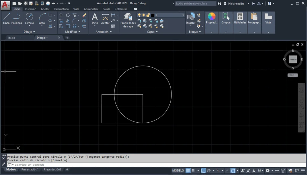 espacio modelo - Aprender AutoCAD desde Cero — guía completa paso a paso 2026