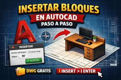 Cómo insertar bloques en AutoCAD - Autocad