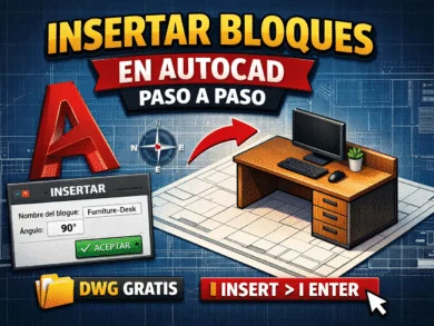 Cómo insertar bloques en AutoCAD - Autocad