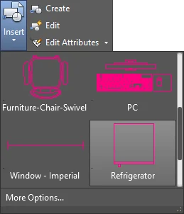 Cómo insertar bloques en AutoCAD - Bloques