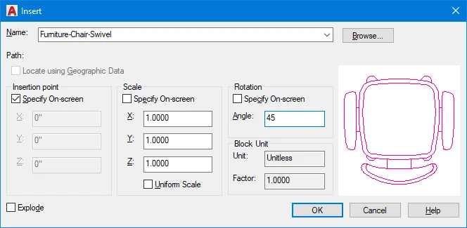 Cómo insertar bloques en AutoCAD - Bloques