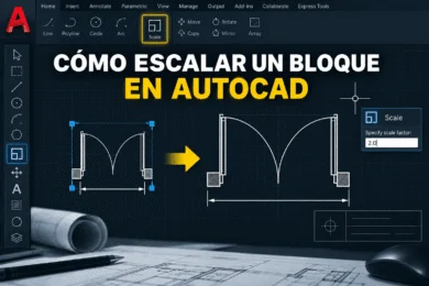 Cómo escalar un bloque en AutoCAD paso a paso