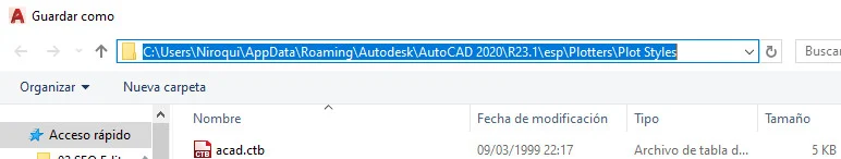 Cómo instalar archivo CTB en AutoCAD