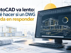 AutoCAD va lento: qué hacer si un DWG tarda en responder