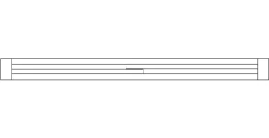 puerta corredera AutoCAD