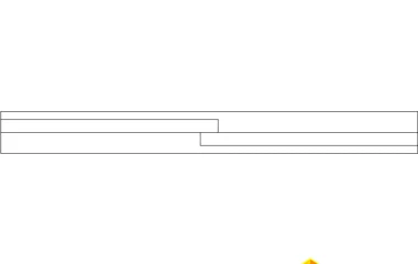 Puerta corredera en planta DWG 3