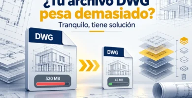 ¿Tu archivo DWG pesa demasiado? - Archivo
