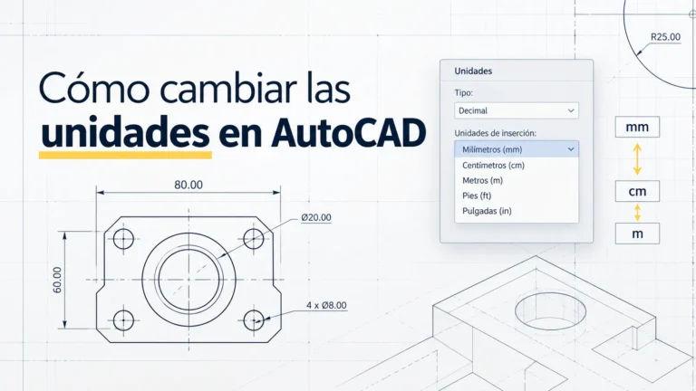 Cambiar unidades AutoCAD - Cómo cambiar las unidades en - Escala