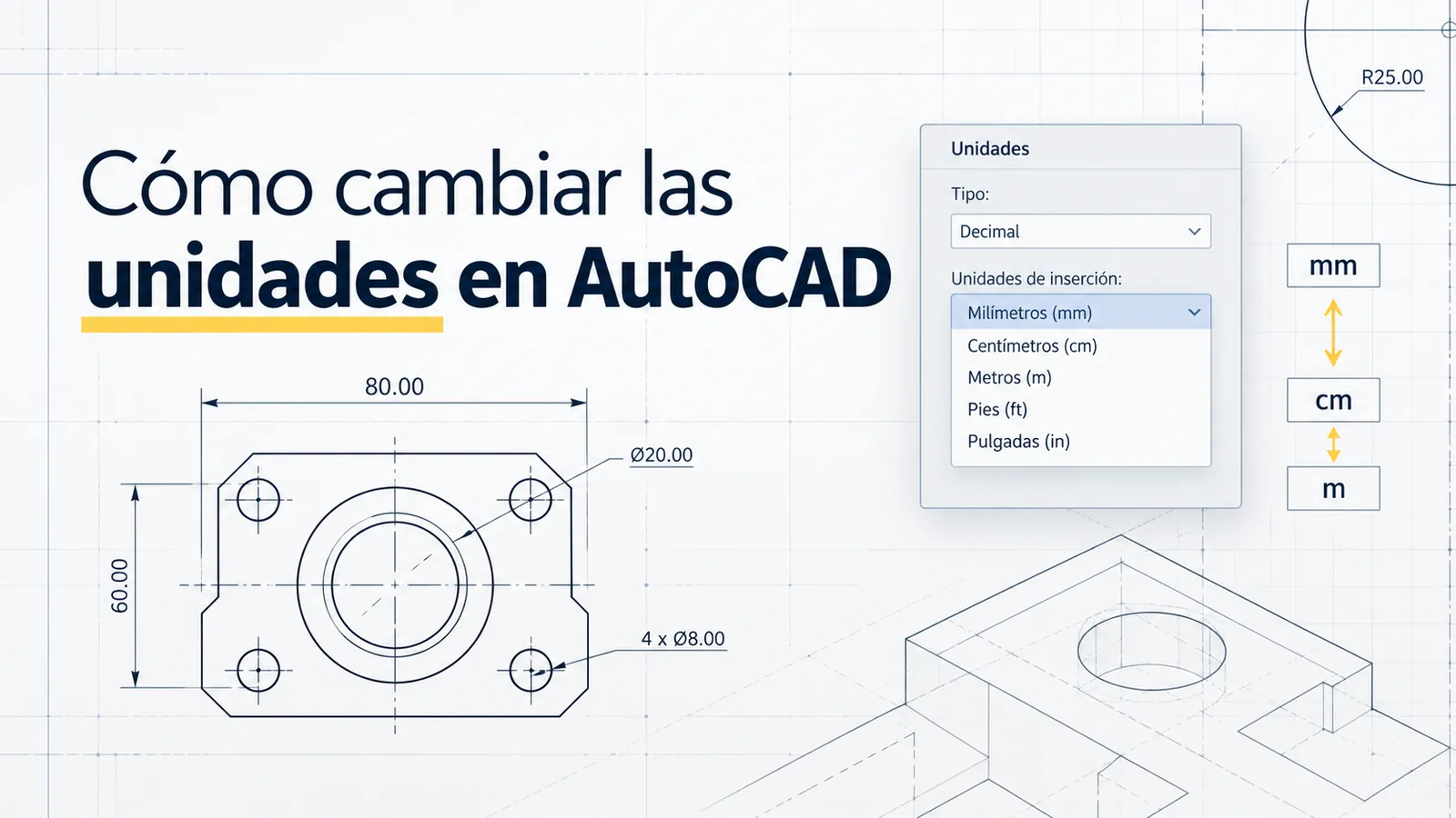 Cambiar unidades AutoCAD - Cómo cambiar las unidades en - Escala