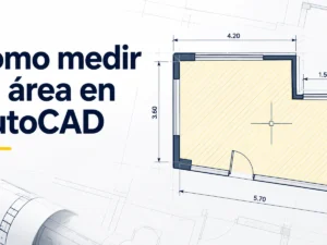 Cómo medir y calcular área en AutoCAD