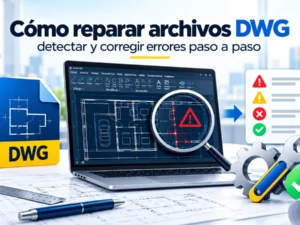 Cómo reparar archivos DWG: detectar y corregir errores paso a paso