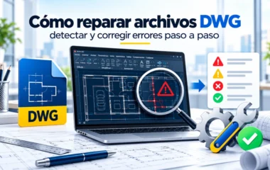 Cómo reparar archivos DWG: detectar y corregir errores paso a paso