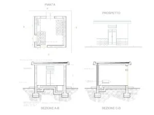 Bloques caseta técnica ventilada DWG: descarga