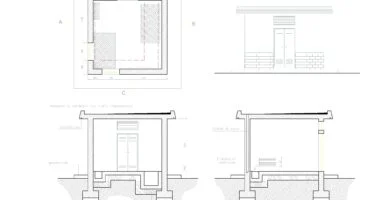 Bloques caseta técnica ventilada DWG: descarga