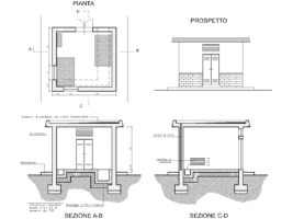 Bloques caseta técnica ventilada DWG: descarga