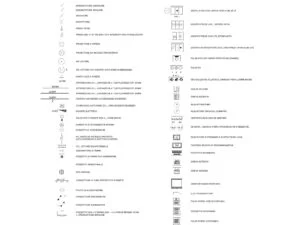 Símbolos eléctricos variados para instalaciones en DWG<div class="rcad-resource-excerpt">Bloque CAD compuesto por una colección de símbolos eléctricos para planos y esquemas técnicos. Sirve como referencia gráfica dentro de proyectos de instalaciones eléctricas, sin atribuir tipos concretos de dispositivos, características o conexiones no verificadas.</div>