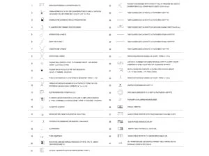 Símbolos eléctricos de leyenda numerada DWG para mecanismos y llamada asistencial<div class="rcad-resource-excerpt">Bloque CAD formado por simbología eléctrica destinada a planos y esquemas técnicos. Puede utilizarse como referencia gráfica en proyectos de instalaciones eléctricas sin atribuir tipos de dispositivos, circuitos, conexiones o especificaciones que no estén visualmente confirmadas.</div>
