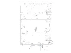 Distribución de puntos eléctricos y conexiones DWG
